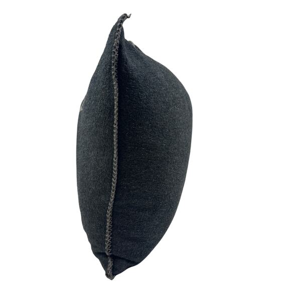 David Fussenegger Leaping Reindeer Stag Luxe Classic Decor Accent Pillow - Picture 4 of 9